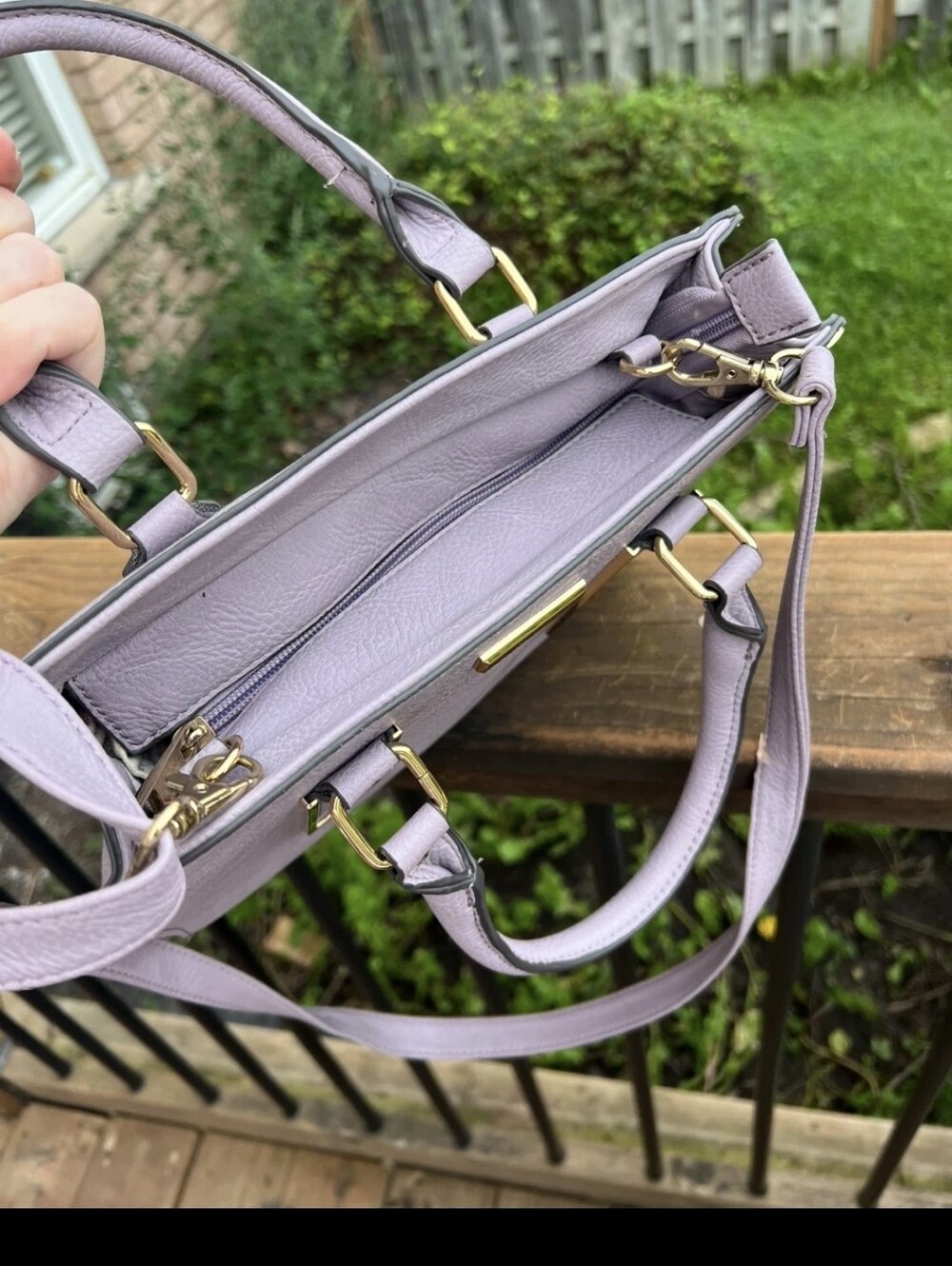 Lavender ALDO SATCHEL - Picture 2 of 6